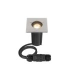 SLV Dasar Aluminium Grigio 4W 350lm - 830 Luce Calda -  | Dimmerabile