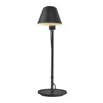DFTP by Nordlux Lampada Da Tavolo Stay Metallo e Aluminium Nero | Adatto per 1x E27