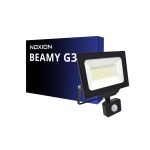 Noxion Proiettore LED Beamy G3 50W 5500lm 110D - 830 Luce Calda -  | IP44 - Sensore di Movimento e Luce - Simmetrico