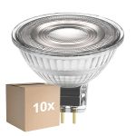 Confezione Multipack 10x Ledvance  Performance Faretti LED Riflettore GU5.3 MR16 5W 345lm 36D - 940 Bianco Freddo | Miglior Resa Cromatica - Dimmerabile - Sostitutiva 35W