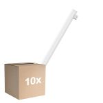 Confezione Multipack 10x Osram LEDinestra HD Luceing S14s 4.7W 470lm - 927 Bianco Molto Caldo | Miglior Resa Cromatica - Dimmerabile - Sostitutiva 40W
