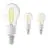 Confezione Multipack 3x Calex Smart Tuya Wifi E14 Sferica 4.5W 450lm - 818-830 Regolabile Bianca | Dimmerabile - Sostitutiva 40W 