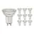 Confezione Multipack 10x Noxion PerfectColor Faretti LED GU10 PAR16 3W 230lm 36D - 927 Bianco Molto Caldo | Miglior resa cromatica - Dimmerabile - Sostitutiva 35W