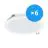 Confezione Multipack 6x Philips Downlight LED DN065B Metallo Bianca 19W 2000lm 110D - 830 Luce Calda | 225mm - Ritaglio 200mm - IP20