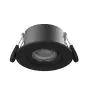 Noxion Faretti LED Ares Firerated 6W 540lm 927-940 3CCT- Inclinabile Nero| Ritaglio 68mm