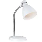 Nordlux Lampada Da Tavolo Cyclone Metallo Bianca | Adatto per 1x E14