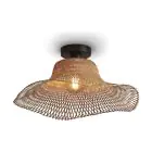 Good&Mojo Luce da soffitto Ibiza Bambù Marrone S | Adatto per 1x E27 